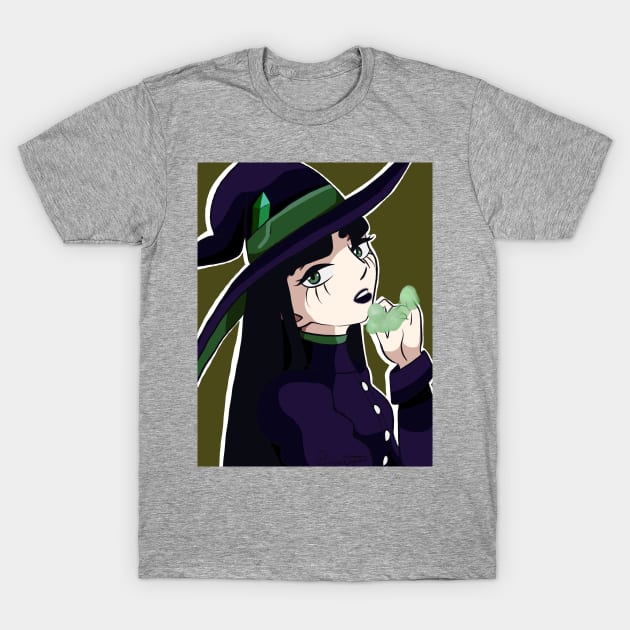 Emerald Witch T-Shirt by Boyanton Designs